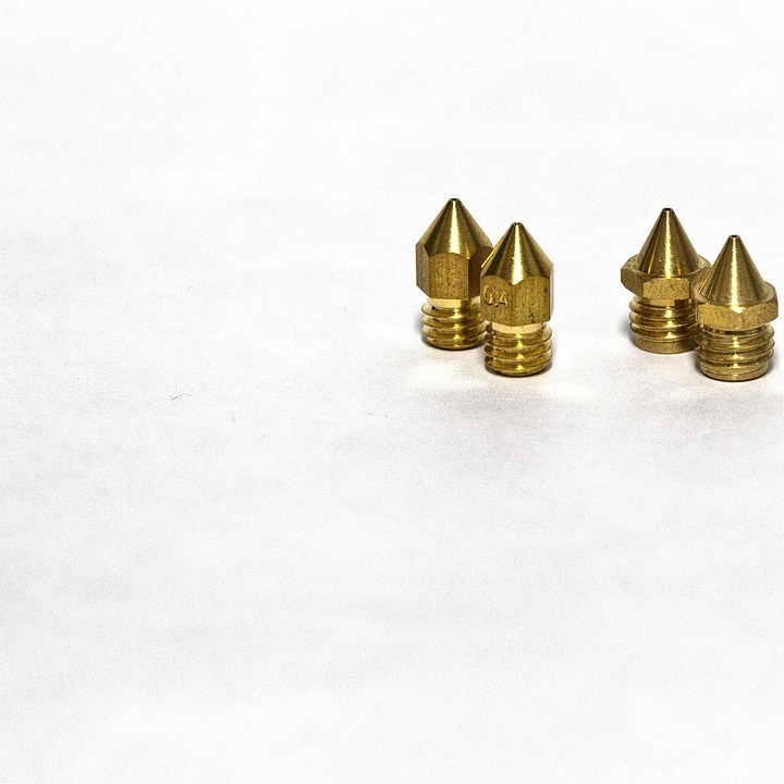 3D printer printing filament parts